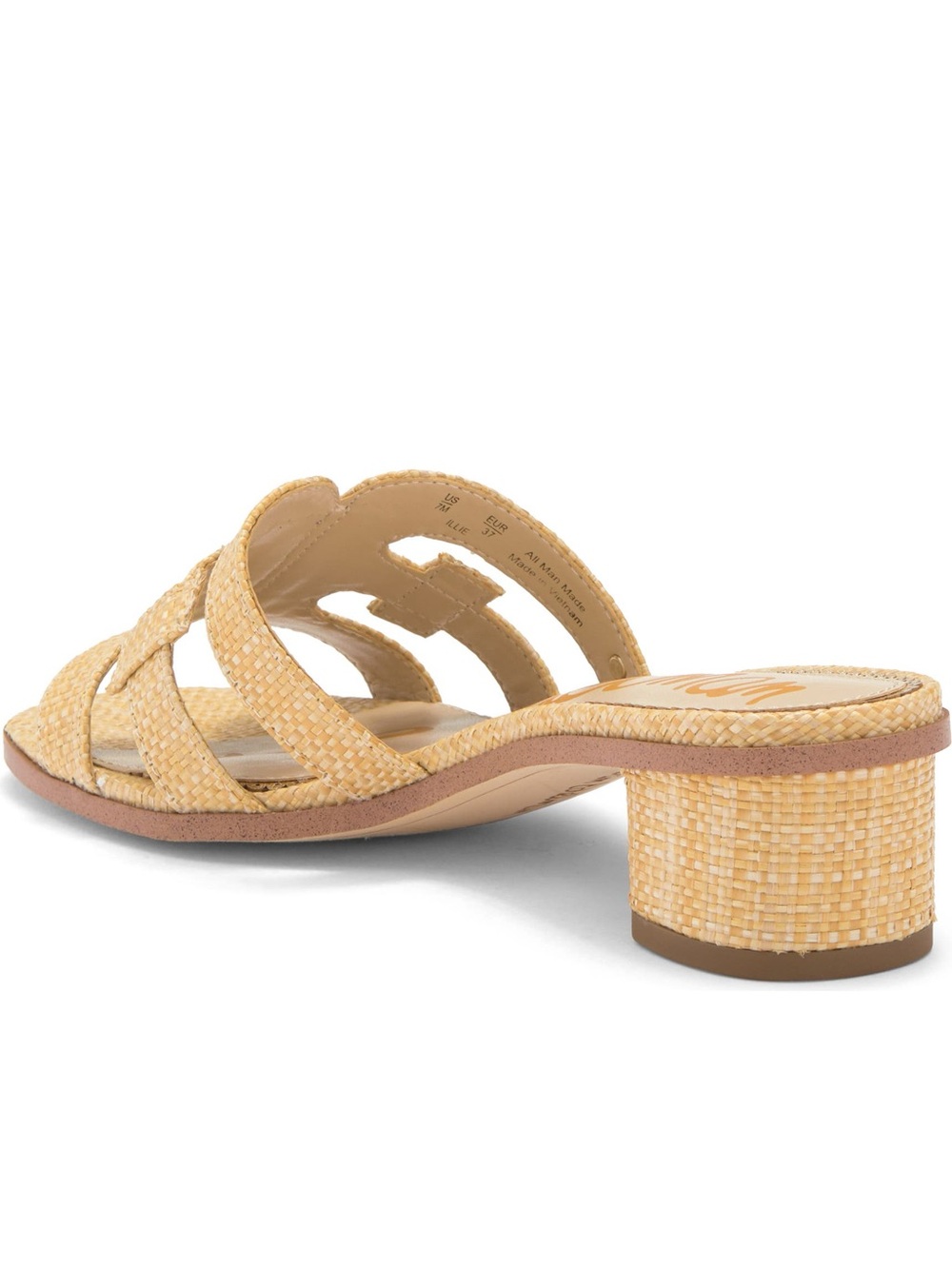 Sam Edelman Illie Block Heel Slide Sandal Size 7.5 - Picture 2 of 8